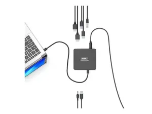 PORT connect USB-C & USB-A Dual Video Docking Station 2 X 2K - miniature 3