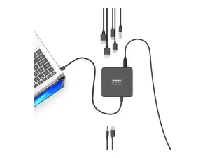 PORT connect USB-C & USB-A Dual Video Docking Station 2 X 2K - miniature 1