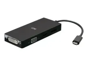 C2G USB C Multiport Adapter with HDMI, DisplayPort, DVI & VGA - miniature 5