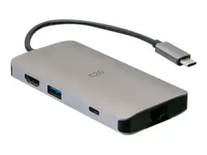 C2G USB-C® Mini Dock with HDMI, 2x USB-A, Ethernet, SD Card Reader, and USB-C Power Delivery up to 100W - miniature 2