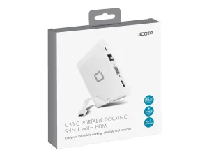 DICOTA USB-C Portable Docking 9-in-1 with HDMI - miniature 3