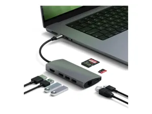 Satechi Aluminum Multi-Port Adapter V2 - miniature 1