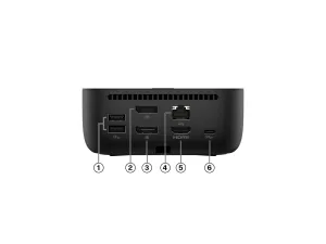 HP USB-C 100W G6 Dock - miniature 4