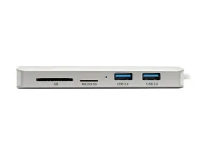 Eaton Tripp Lite Series USB C Docking Station, 4K @ 30 Hz, HDMI, Thunderbolt 3, USB-A Hub, PD Charging, SD/Micro SD, GbE, USB Type C, USB-C - miniature 1