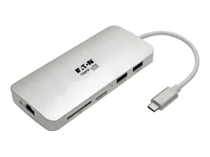 Eaton Tripp Lite Series USB C Docking Station, 4K @ 30 Hz, HDMI, Thunderbolt 3, USB-A Hub, PD Charging, SD/Micro SD, GbE, USB Type C, USB-C - miniature 5