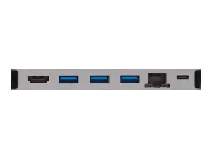 Eaton Tripp Lite Series USB C Docking Station USB Hub 4k w/ HDMI, Gbe Gigabit Ethernet, SD Card Reader, PD Charging - miniature 1