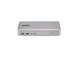 StarTech .com USB4 Docking Station, USB-C 40Gbps, Dual Video HDMI, Up to 2x 4K 60Hz 4:4:4 (RGB) or 2x 4K 120Hz 4:2:2, Multi-Monitor Dock, 6x USB, 2.5GbE, 100W PD - miniature 1