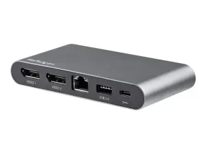 StarTech .com Station d'accueil USB Type-C à 2 écrans DP 4K - miniature 3