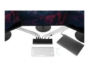 StarTech .com Station d'Accueil USB-C 4K, 100W PD, Hub 5x USB 5Gbps 3.2 - miniature 1