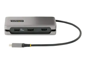 StarTech .com Adaptateur Multiport USB-C, 4K60Hz HDMI/DP, Hub USB, 100W PD - miniature 1