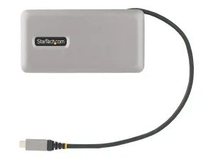 StarTech .com Adaptateur Multiport USB-C, 4K60Hz HDMI/DP, Hub USB, 100W PD - miniature 4