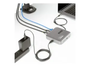 StarTech .com Adaptateur Multiport USB C, Double HDMI 4K60Hz, 100W PD, GbE - miniature 5
