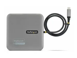 StarTech .com Adaptateur Multiport USB C, Double HDMI 4K60Hz, 100W PD, GbE - miniature 1