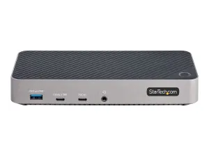 StarTech .com Station d'Accueil Triple Moniteur USB-C, 4K, 5xUSB, 100W PD - miniature 1