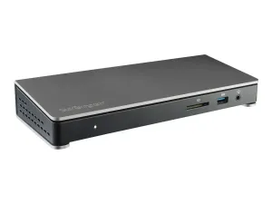 StarTech .com Station d'accueil Thunderbolt 3 double affichage 4K 60 Hz pour PC portable avec lecteur de carte SD (TB3DOCK2DPPU) - miniature 2