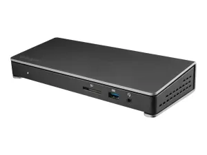 StarTech .com Station d'accueil Thunderbolt 3 double affichage 4K 60 Hz pour PC portable avec lecteur de carte SD (TB3DOCK2DPPU) - miniature 3