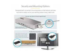 StarTech .com Dock Thunderbolt 4 pour Écrans Multiples, 2x HDMI/2x DP, USB - miniature 5