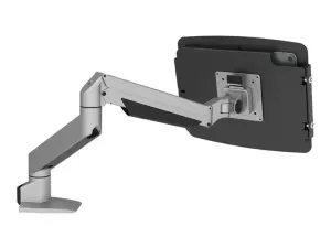 Compulocks iPad Pro 12.9" (3-6th Gen) Bras telescopique articulé argenté avec boîtier Space - miniature 3