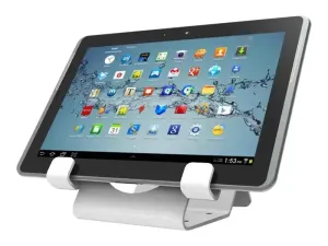 Compulocks Support universel pour tablette blanc avec câble de verrouillage en spirale noir - miniature 5