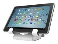 Compulocks Support universel pour tablette blanc avec câble de verrouillage en spirale noir - miniature 2