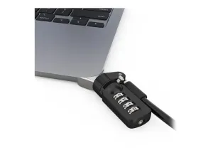 Compulocks Ledge Lock Adapter for MacBook Air 13" M2-M4 with Combination Lock Silver - miniature 5