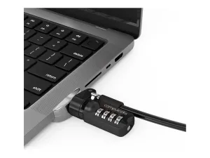 Compulocks Ledge Lock Adapter for MacBook Pro 14" M1, M2 & M3 with Combination Cable - miniature 1