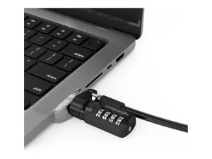 Compulocks Ledge Lock Adapter for MacBook Pro 14" M1, M2 & M3 with Combination Cable - miniature 4