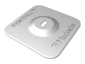 Compulocks Plaque de sécurité adhésive universelle pour les cable antivol argentée - miniature 4