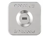 Compulocks Plaque de sécurité adhésive universelle pour les cable antivol argentée - miniature 2