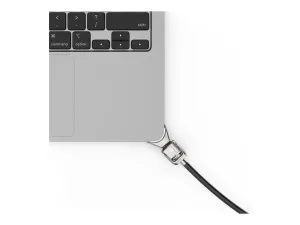 Compulocks Ledge Lock Adapter for MacBook Air 15" M2-M4 with Keyed Cable Lock Silver - miniature 4