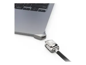 Compulocks Ledge Lock Adapter for MacBook Air 15" M2-M4 with Keyed Cable Lock Silver - miniature 2