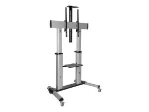 Eaton Tripp Lite Series Heavy-Duty Rolling TV Stand, Height Adjustable, 60" - miniature 5