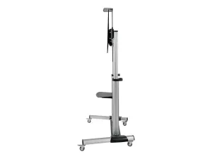 Eaton Tripp Lite Series Heavy-Duty Rolling TV Stand, Height Adjustable, 60" - miniature 3