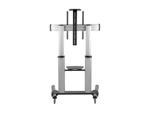 Eaton Tripp Lite Series Heavy-Duty Rolling TV Stand, Height Adjustable, 60" - miniature 4