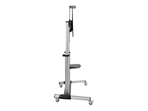 Eaton Tripp Lite Series Heavy-Duty Rolling TV Stand, Height Adjustable, 60" - miniature 2