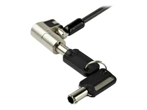 StarTech .com Câble de verrouillage à clé de 2 m pour ordinateur portable - miniature 2
