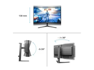 Philips Evnia 5000 27M2C5500W - miniature 2