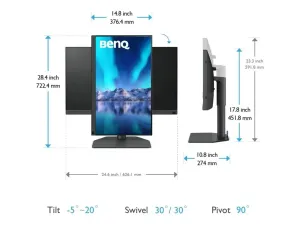 BenQ PhotoVue SW272Q - miniature 3