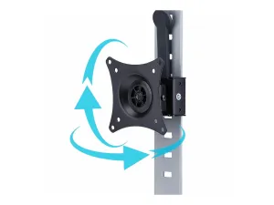 StarTech .com Support d'ecran suspendu pour cloison avec reglage precis - miniature 4