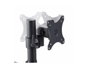 StarTech .com Triple Monitor Desk Mount For Up To Three 27in Screens, VESA 75x75/100x100, Tool-Less Arm Adjustments, C-Clamp/Grommet Mount, Spring-Assisted Arms - miniature 4