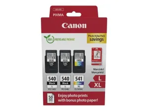 Canon PG-540L x2/CL-541XL Photo Paper Value Pack - miniature 5