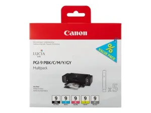 Canon PGI-9 PBK/C/M/Y/GY Multi-Pack - miniature 1