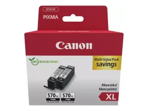 Canon PGI-570PGBK XL Twin Pack