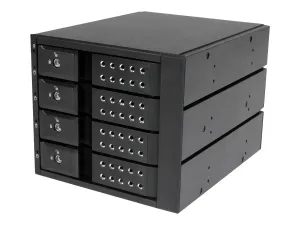 StarTech .com Rack amovible / Backplane sans tiroir pour 4x HDD SAS II / SATA III 6Gb/s de 3,5" avec échange à chaud - miniature 5