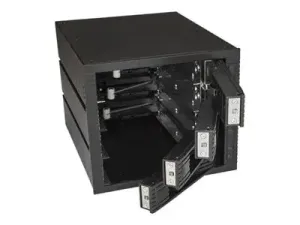 StarTech .com Backplane à 4 baies pour disques durs SATA/SAS de 3,5" pour 3 baies de 5,25" - miniature 4