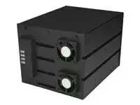 StarTech .com Backplane à 4 baies pour disques durs SATA/SAS de 3,5" pour 3 baies de 5,25" - miniature 2