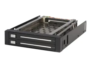 StarTech .com Rack amovible 3.5" sans tiroir pour 2 disques durs 2.5" - miniature 3