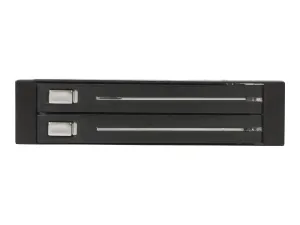 StarTech .com Rack amovible 3.5" sans tiroir pour 2 disques durs 2.5" - miniature 1