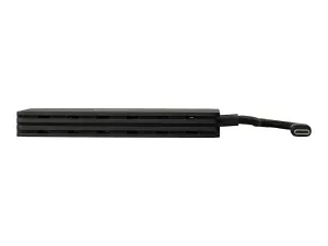 StarTech .com Boîtier externe pour SSD M2 SATA avec câble USB-C intégré - miniature 1