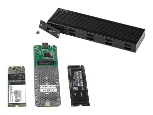 StarTech .com Boitier USB-C 10Gbps vers M.2 NVMe/SATA SSD - miniature 1